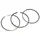 Кольца поршневые MAN 126мм 4-3-4мм (D2676) (51025030810) (Mahle)
