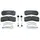 Колодка гальмівна WVA 29246 (MB ACTROS MP2/MP3/ACTROS MP4/ANTOS/AROCS) (SAUER)