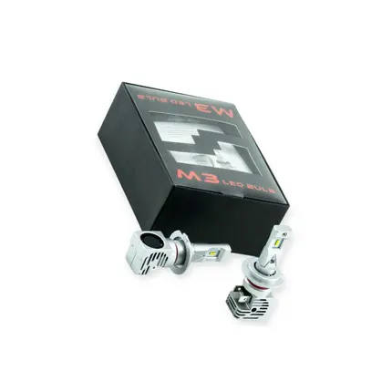 Лампа LED H7 12V-24V 27W M3 6500K радіатор MEGALIGHT M3 H7 LED