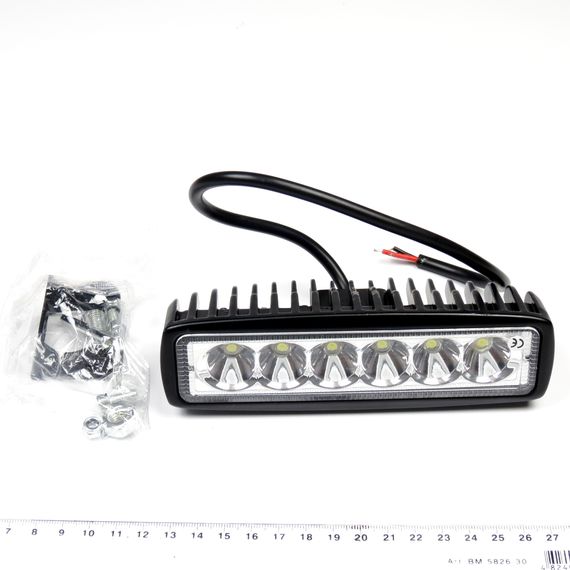 Фара світлодіодна плоска 6 LED 18Вт L0097S