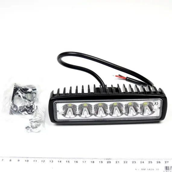 Фара світлодіодна плоска 6 LED 18Вт L0097S