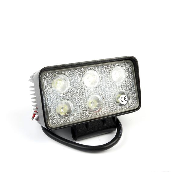 Фара светодиодная прямоугольная 18 W R-SPOT (6 диодов)