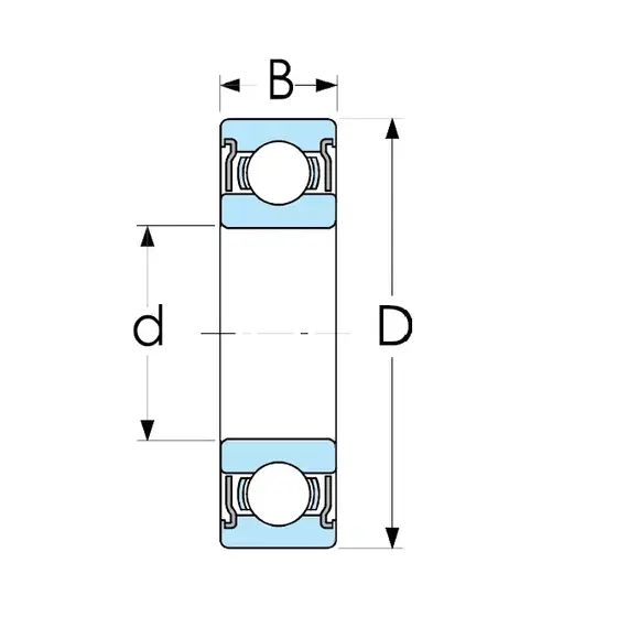 Подшипник 80309 (6309 ZZ) NTE