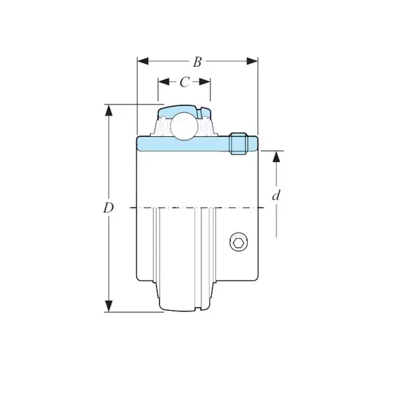 Подшипник 480310 (UC310) CT