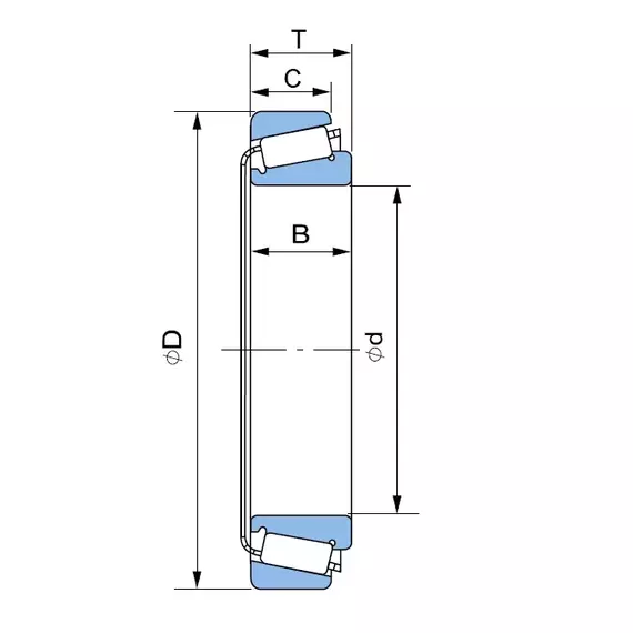 Підшипник M 86649/M 86610 KG (Індія)