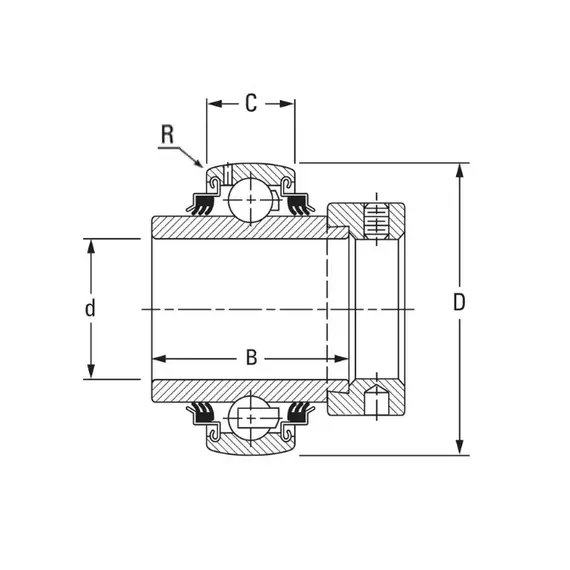 Подшипник 1108 KPPB3L/C Timken
