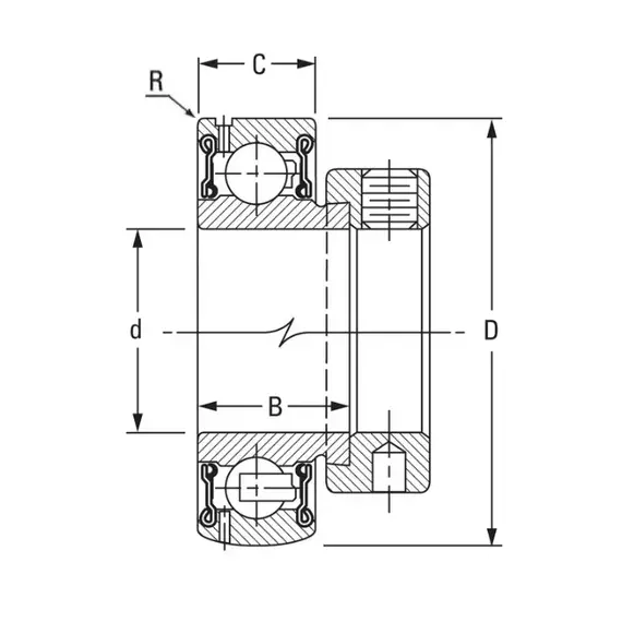 Підшипник GRAE 40 RRB Timken