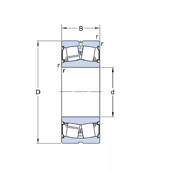Підшипник BS2-2216-2RS/VT143 SKF