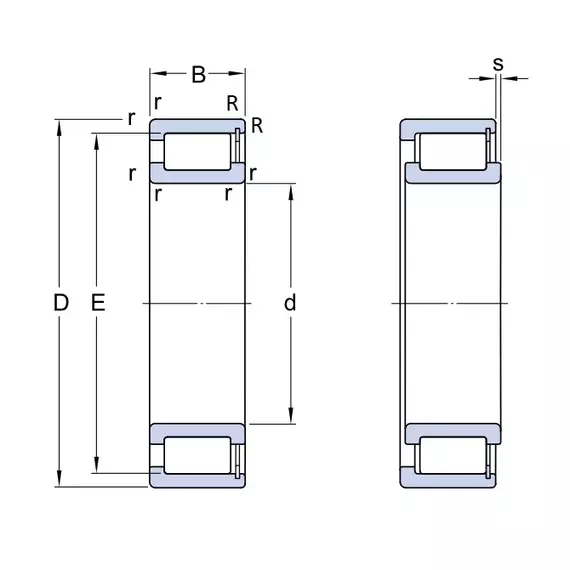 Подшипник NCF 3008 CV SKF