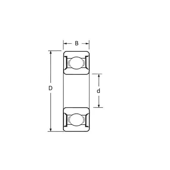 Підшипник 6002 2RSC3 FBJ (Японія)