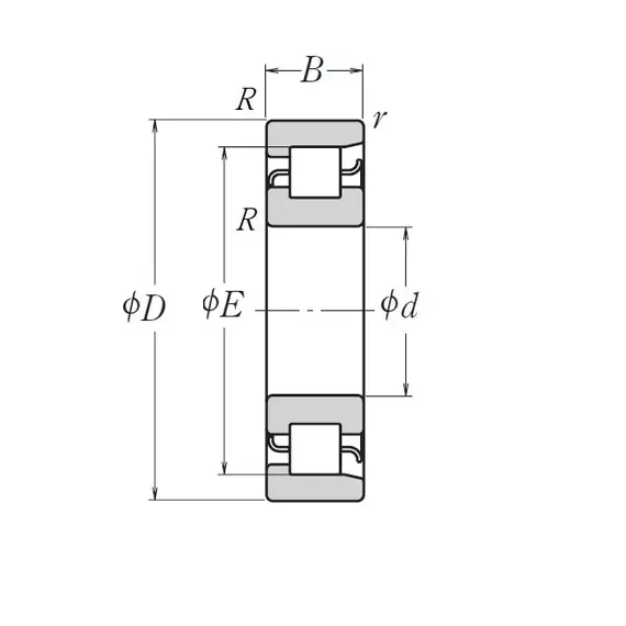 Підшипник NF 208 W NSK