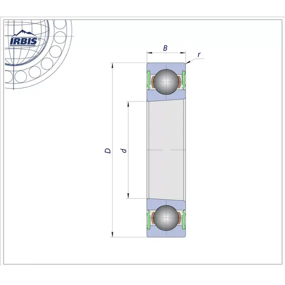 Підшипник 6010 K 2RS Timken