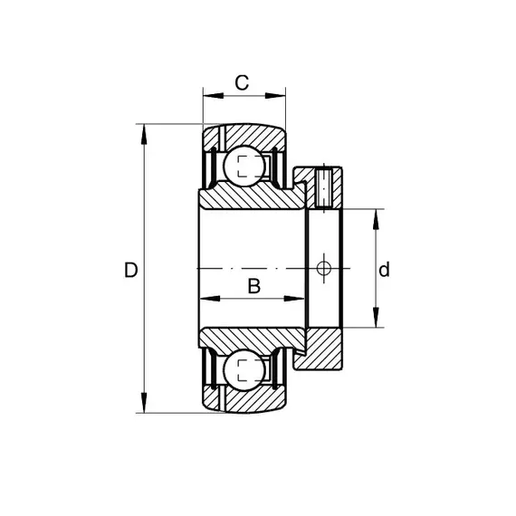Подшипник AEL 206 ZKL