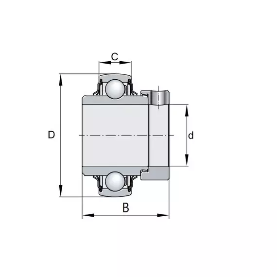 Підшипник GE 22 KRRBJ FA107 INA