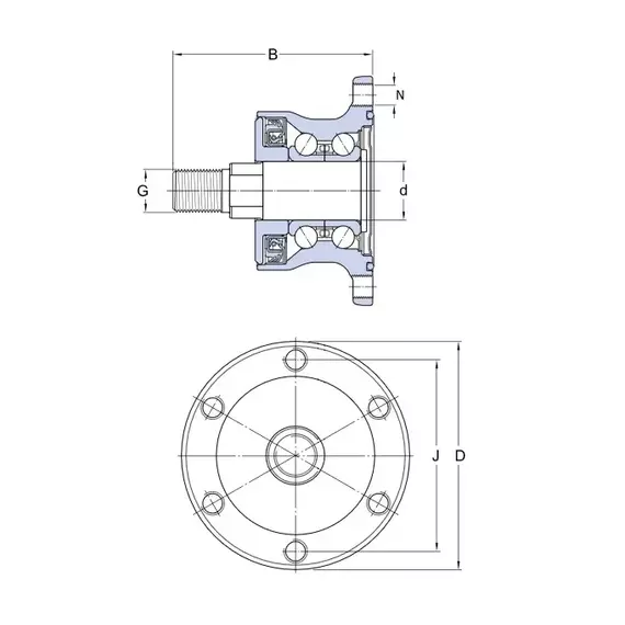 Підшипник BAA 0006 SKF