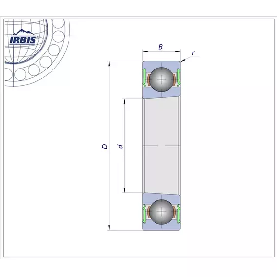 Підшипник 6208 K-2RSC3 Timken