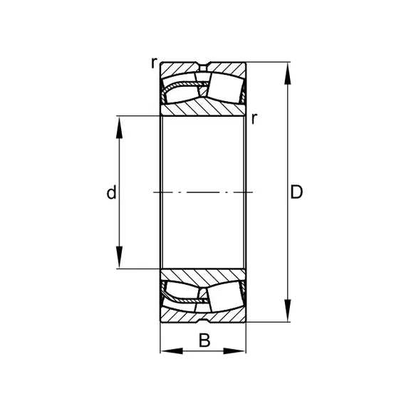 Подшипник 23052 E1 C3 (23052-BE-XL-C3) FAG