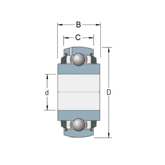 Підшипник GW 214 PPB3A4557 Timken