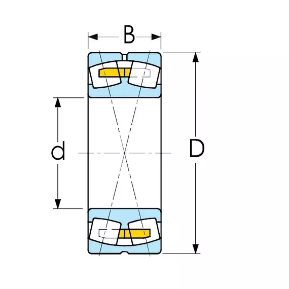 Подшипник 3613 (22313 MBW33) NTE