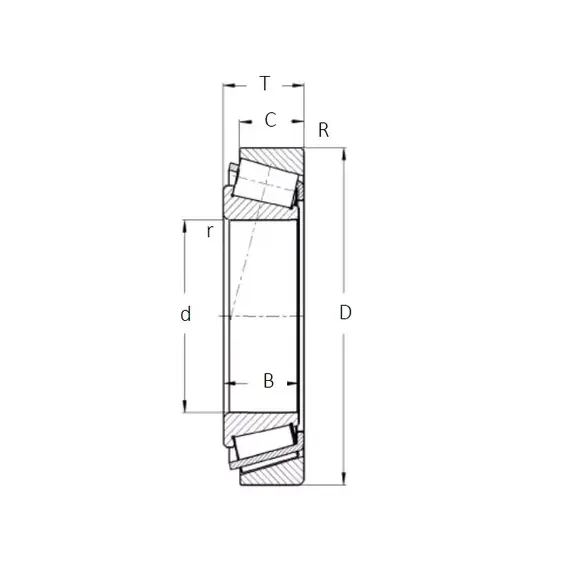 Подшипник 27311 (31311) ZKL