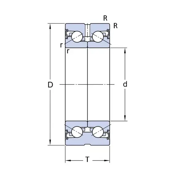 Підшипник BEAS 015045 C-2RSH SKF