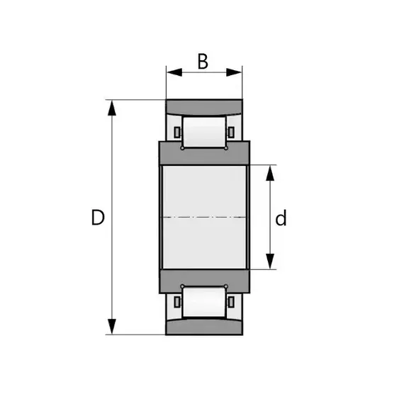 Підшипник NUB 206 E-XL-M1-C3 FAG