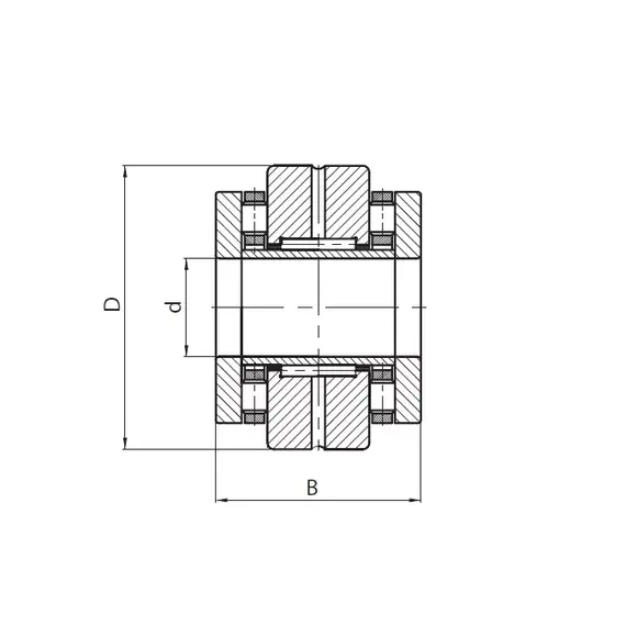 Подшипник 4-504707 Е СПЗ-4