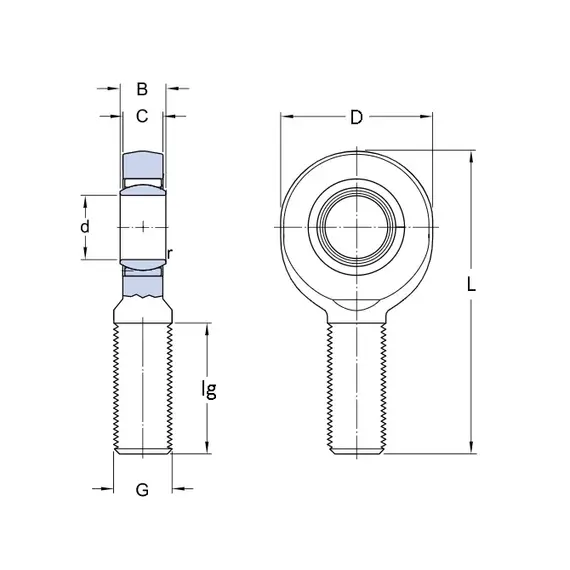 Підшипник SAL 12 E SKF