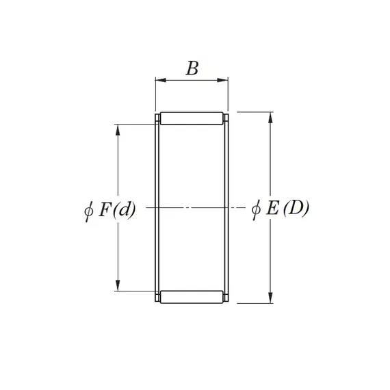 Подшипник K 8x12x10 JTEKT (Koyo)