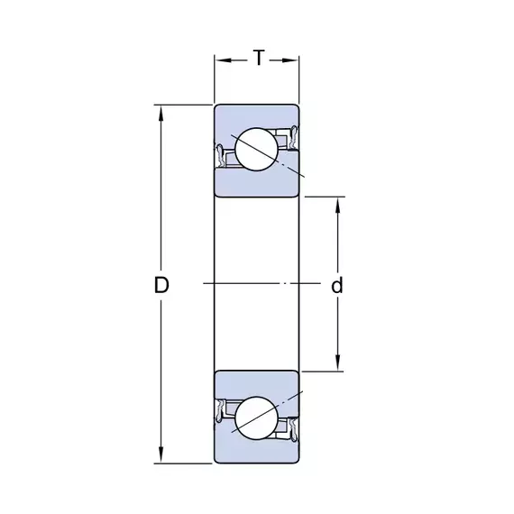 Підшипник BSD 2562 CGB-2RS1 SKF