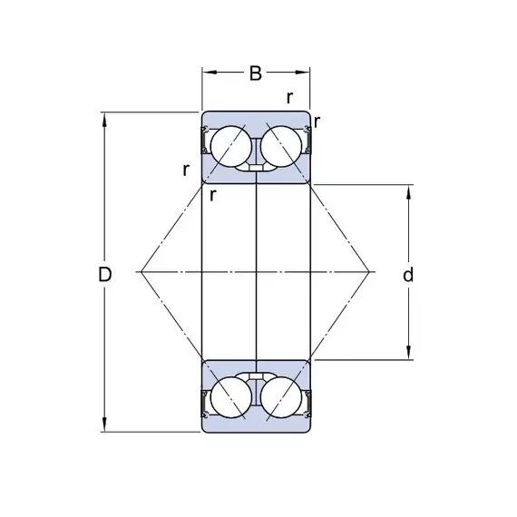 Подшипник VKBC 20081 SKF