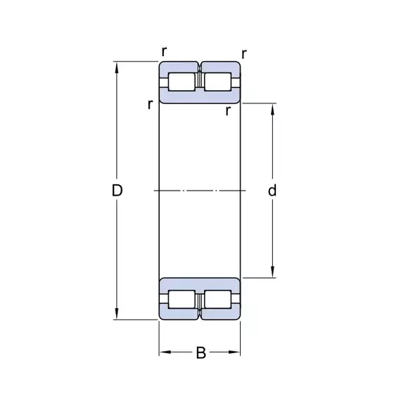 Підшипник NNC 4922 CV SKF