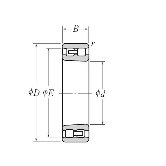 Підшипник NN 3052 KE44CC1P4 NSK