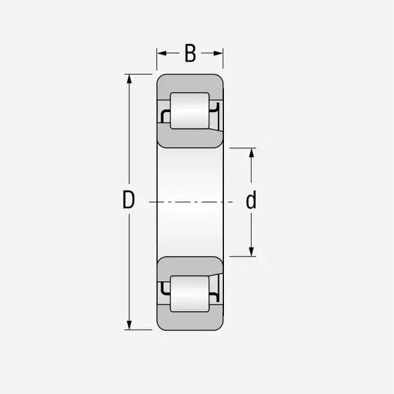 Підшипник NJ330EMCH (Н0-42330Л1М) CT