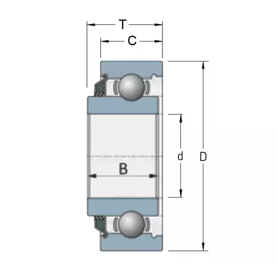 Подшипник 205 KP8 Timken