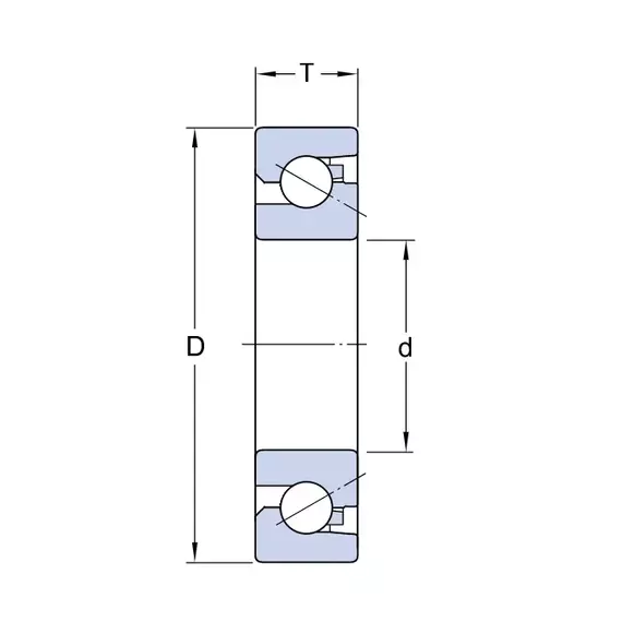 Підшипник BSD 2562 CGB SKF