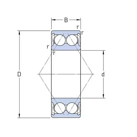 Підшипник 3312 A-2Z/C3MT33 SKF