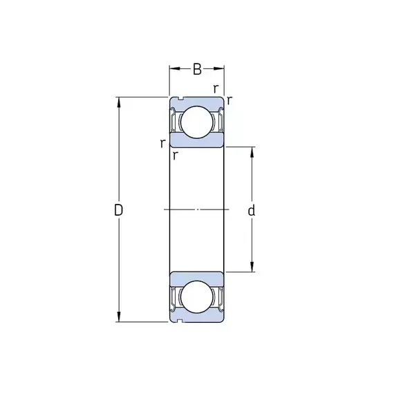 Підшипник 6004 2ZN SKF