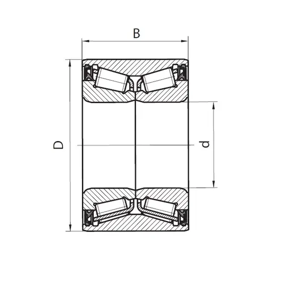 Підшипник 46T080805 CS70 JTEKT (Koyo)