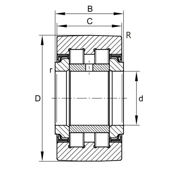 Підшипник PWTR 17 2RS INA