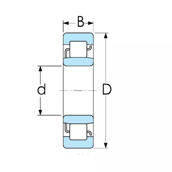 Подшипник 32306 (NU306E) NTE
