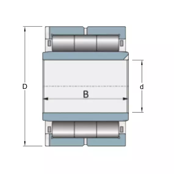 Підшипник F 35675 INA