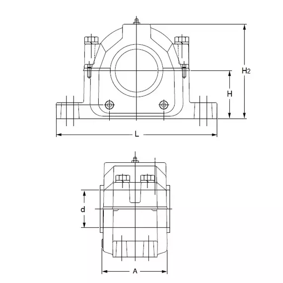 Підшипник 747027 SNX 211/511/309/609 DODGE