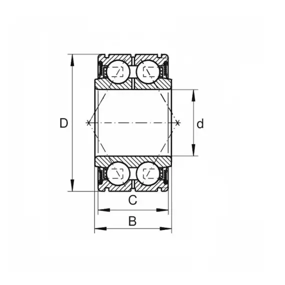 Підшипник G5208 2RSNC3 INA