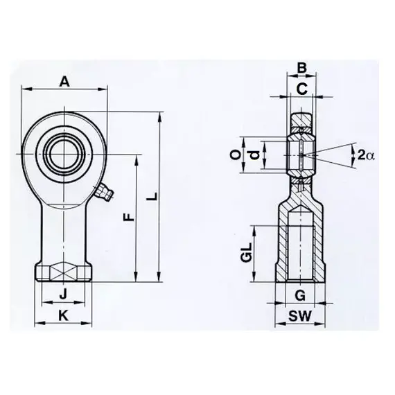Підшипник EI 30 Fluro