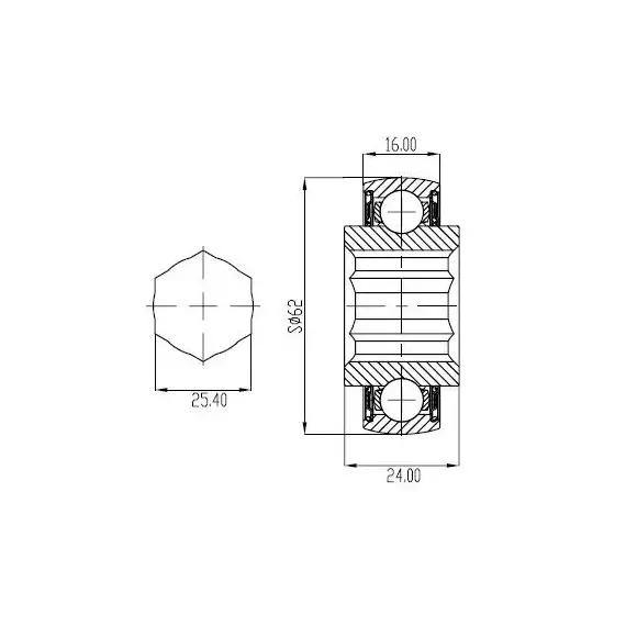 Підшипник 206 KRRB6 Timken