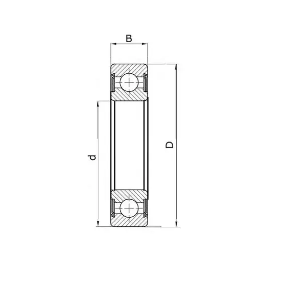 Подшипник 180202 (6202 2RSZ2,V1) CT