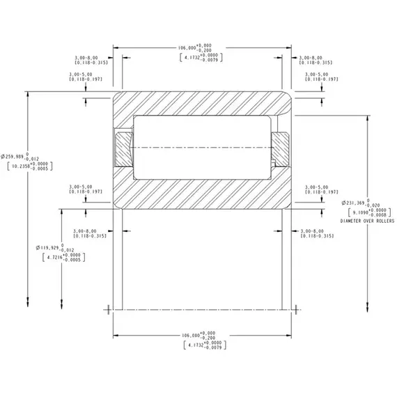 Подшипник T-6408-A Timken