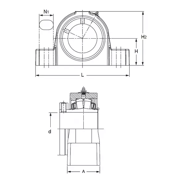 Підшипник 070290 (P2B-S2-315R) DODGE