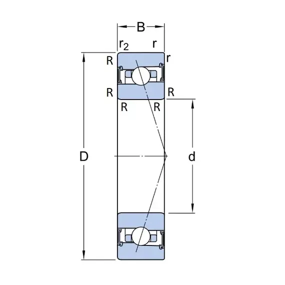 Підшипник S71914 ACBGA/HCP4A SKF